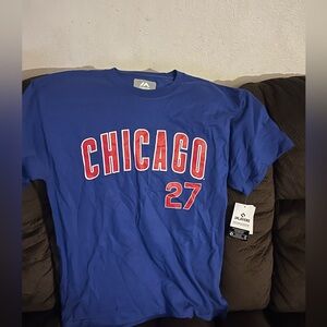 Blue Chicago Graphic Men's Shirt NWT size Large